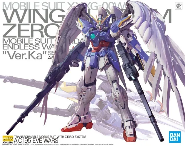 Wing Gundam Zero (EW) Ver.Ka Endless Waltz, Bandai Spirits MG 1/100 Model Kit