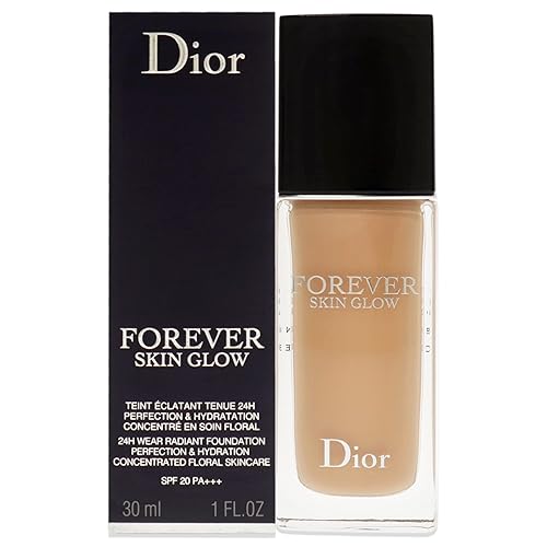Dior Forever Skin Glow 24H Radiant Foundation SPF20 3WP Warm Peach 30 ml - 1 unidad (Paquete de 1) - Warm Peach