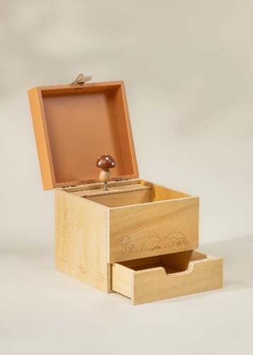 Wooden Musical Souvenir Box - Nature  | Default Title