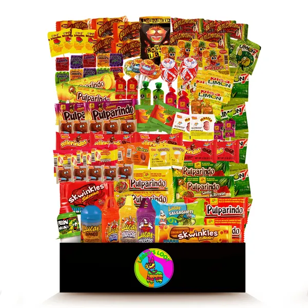 Mexican Candy Super Variety Pack by Larry's Loot | Packed with More of The Good Stuff | 100 Pieces (1.3kg) - 