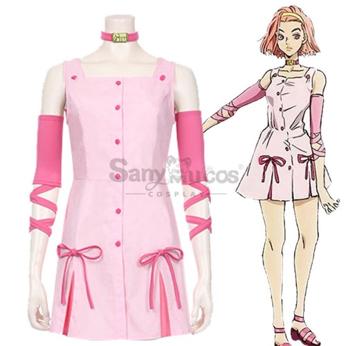 【In Stock】Anime JoJo's Bizarre Adventure Cosplay Sugimoto Reimi Cosplay Costume - L