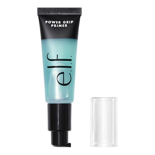 e.l.f. Power Grip Primer, Gel-Based & Hydrating Face Primer For Smoothing Skin & Gripping Makeup, Moisturizes & Primes, 0.811 Fl Oz (24 ml) - 0.81 Fl Oz (Pack of 1)