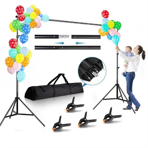 2 x 2m /200cm x 200cm /6ft. x 6ft Heavy Duty Background Stand Backdrop