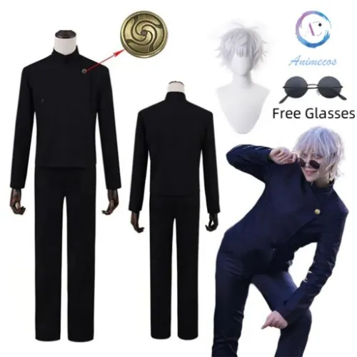 Jujutsu Kaisen Satoru Gojo Cosplay Costume High School Uniform