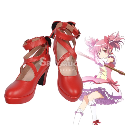 Anime Puella Magi Madoka Magica: The Movie Cosplay Kaname Madoka Cosplay Shoes - 38