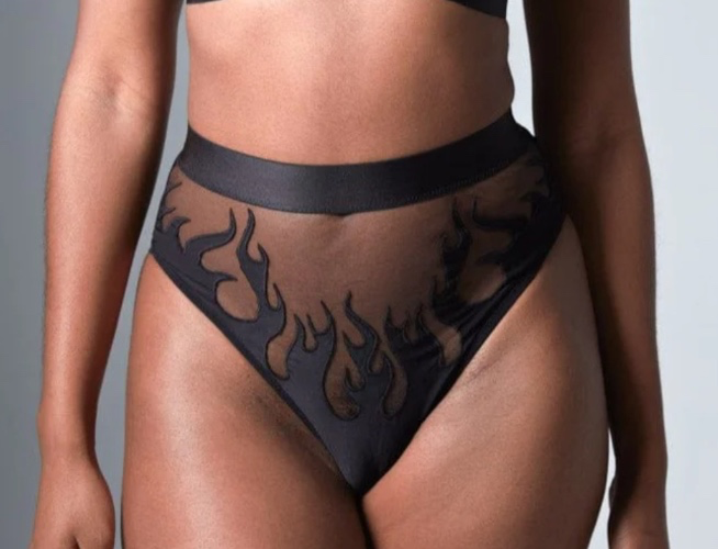 Smokin Mirrors Bikini | Black / 3X