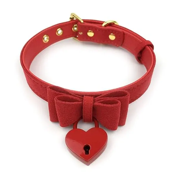 Bell Choker Collar Necklace Lolita Bow Collar Cat Kitty Velvet Necklace - Z6