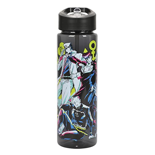 Jojo's Bizarre Adventure Characters & Symbols 24 Oz Plastic Single Wall Water Bottle