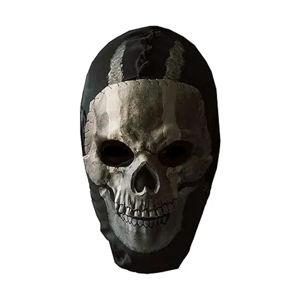 Ghost Skull Mask Full Face Unisex For War Game Outdoor Sport Halloween Cosplay - One Size - Mask