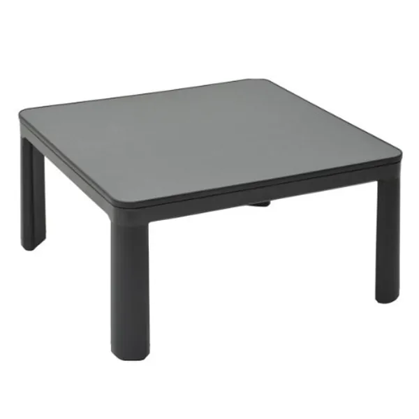 YAMAZEN ESK-751(B) Casual Kotatsu Japanese Heated Table 75x75 cm Black - Kotatsu Table