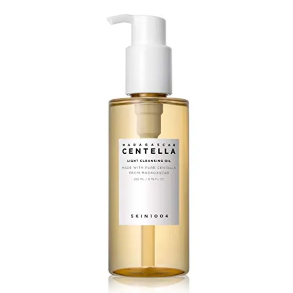 SKIN1004 Madagascar Centella Light Cleansing Oil 6.76 fl.oz, 200ml, Pure and Light Oil with Fresh Cleansing Effect, Micellar Cleansing Hypoallergenic Use