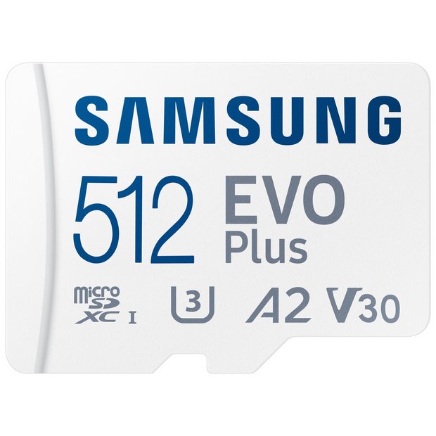 Buy Samsung EVO Plus microSDXC Memory Card - 512GB | Memory cards | Argos