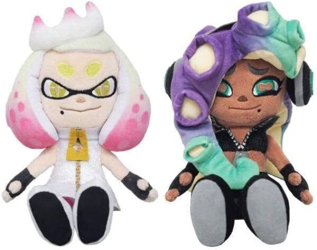 Splatoon 2 Tentacles Pearl and Marina Set / S size Plush Stuffed toy Japan