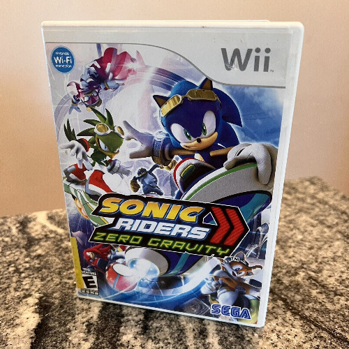 Sonic Riders: Zero Gravity (Nintendo Wii, 2008) Case &amp; Disc Only Tested VG