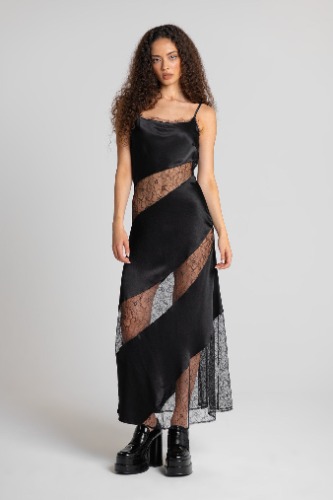 GENEVIEVE DRESS | XS / BLACK