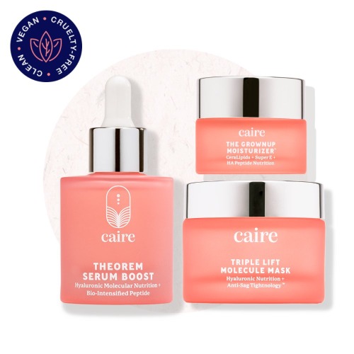 30 Day Trio: Theorem Serum Boost 30mL | 1oz + Mask 40 mL | 1.35oz + Grown Up Moisturizer 15 mL | 0.5oz