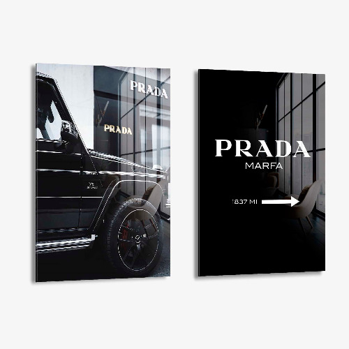 Bundle: "Prada Noir" (2x) - Glass 
