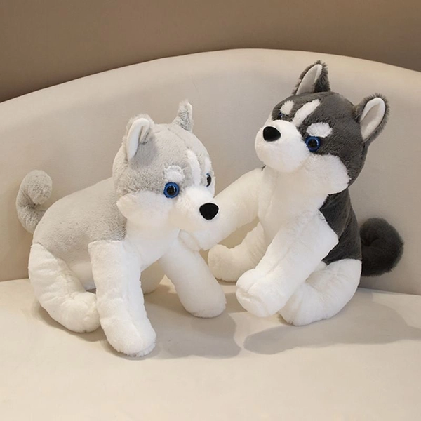 Lainey - Soft Snow Husky Stuffed Animal