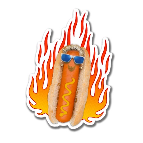 Hotdogged Sticker | Default Title