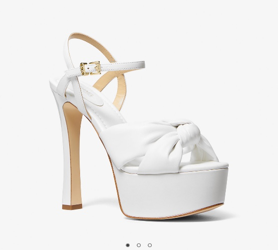       Sandale à plateforme Elena en cuir