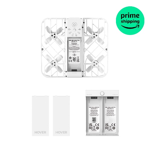 HOVERAir X1 Pocket-Sized Self-Flying Camera | CA / Combo / White