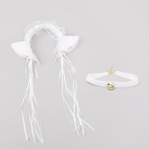 Amorino Neko Girl Cosplay Set - White
