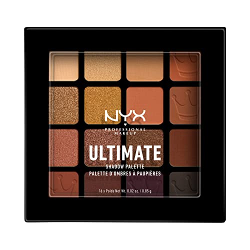 NYX PROFESSIONAL MAKEUP Ultimate Shadow Palette, Eyeshadow Palette - Ultimate Queen - Ultimate Queen - 1 Count (Pack of 1)