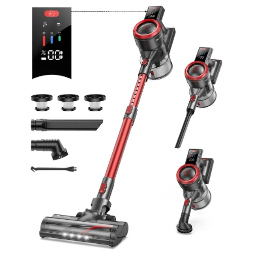 BUTURE-Aspirateur sans fil pour animaux de compagnie, appareil ménager, tasse à poussière 1,5 l, batterie perfective, 38KPa, 450W - AliExpress 6