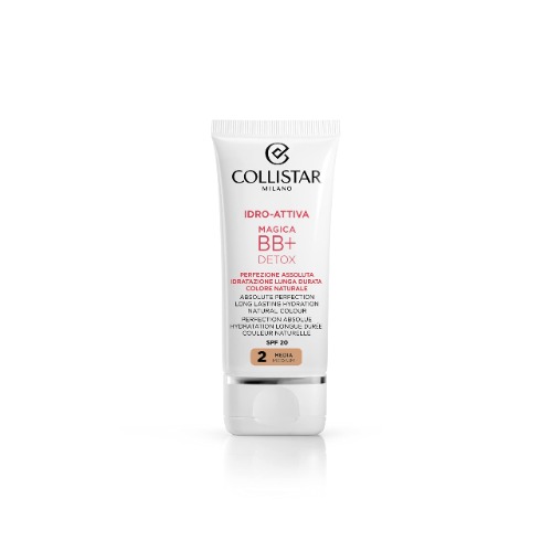 Collistar Magica Gesicht BB+ Detox, n.2, Medium, die den Teint perfektioniert und ihm ein strahlendes Aussehen verleiht, leichte und natürliche Wirkung, lang anhaltende Feuchtigkeitsversorgung,50 ml - 