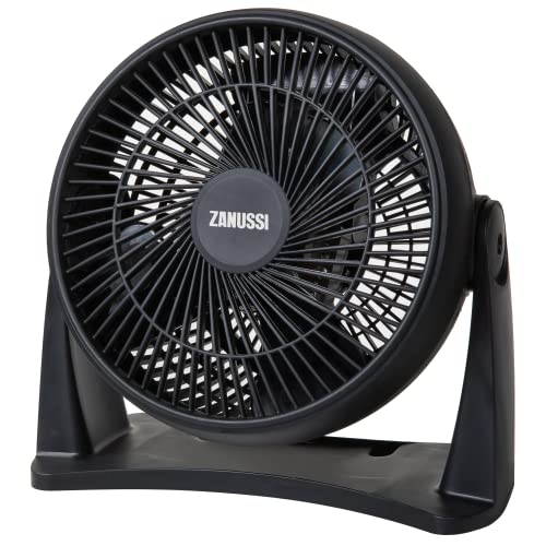 Zannussi 8" High Velocity, Freestanding.Wallmounted Desk Fan ZNVDF0831B, Black, - 8" High Velocity