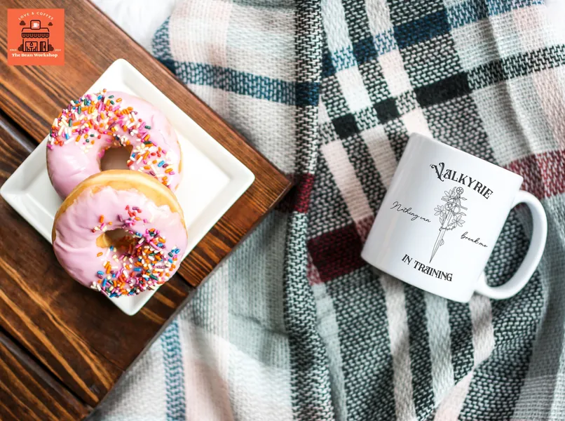 ACOTAR Mug, Valkyrie in Training, A Court of Silver Flames Cup, Official Licensed SJM Merch, Bookish Birthday Gift for Best Friend Sister