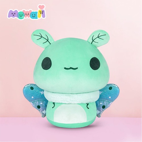 Mewaii® Mushroom Family Comet Moth Kawaii Plush Pillow Squish Toy
