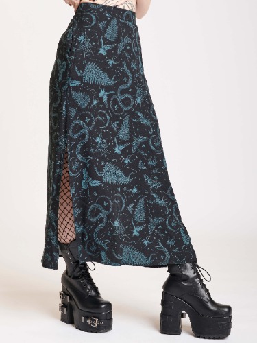 Green Witch Maxi Skirt