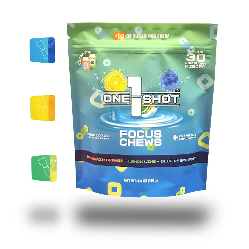 (Pre-Order) Assorted Focus Chews | Nootropics, Vitamins & Immunity (Approx. 30 Pieces - 3 Flavors)