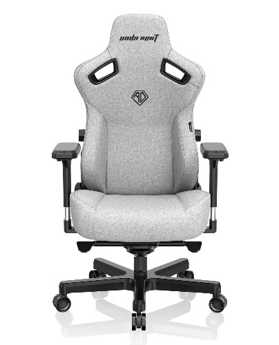 AndaSeat Kaiser 3 Series Premium Gaming Chair - Linen Fabric / XL / Ash Gray