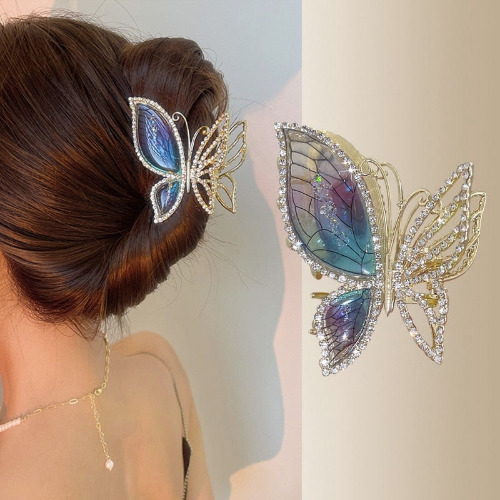 Flutter Hair Clips - Glittery Butterfly