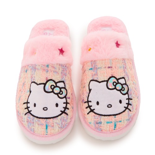 Hello Kitty Cozy Plush Loungewear Slides - Multi / M