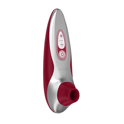Womanizer Pro40 Clitoral Sucking Toy - Clit Stimulator with 6 Suction Speeds - Waterproof Sucker Vibrator - Rechargeable Vibrating Adult Sex Toys for Women and Couples - Red - Red