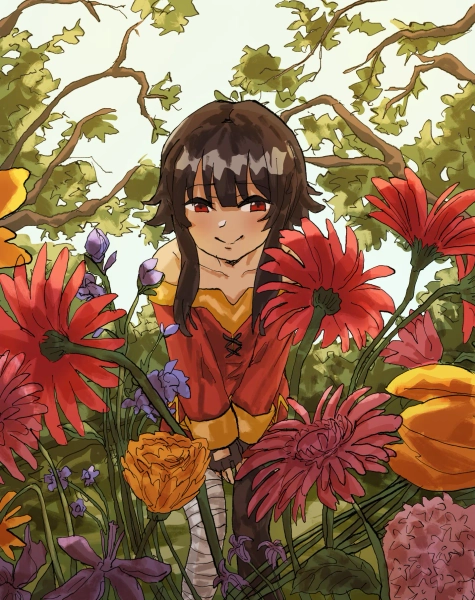 YCH half body illustration by droach (@droach)