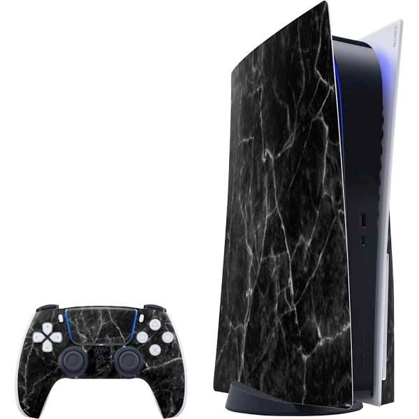 Black Marble PlayStation PS5 Skins