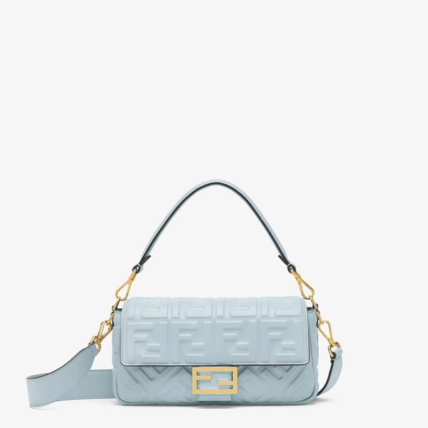BaguetteLight blue leather bag
