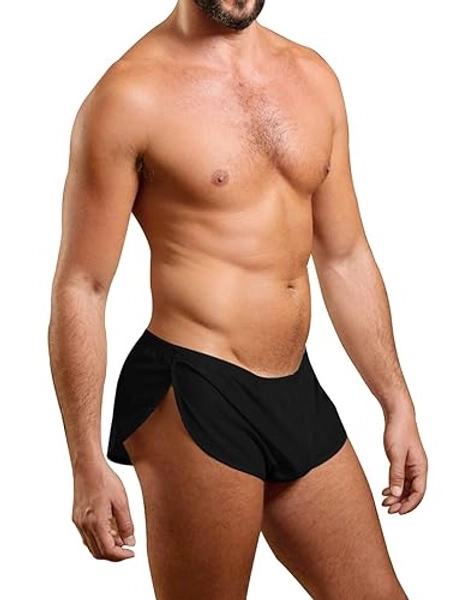 Mens Extreme Mesh Shorts with Large Split Sides
