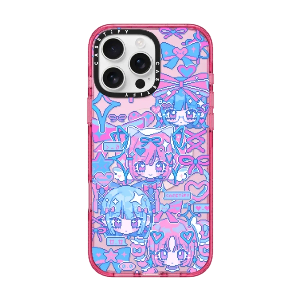 Impact iPhone 16 Pro Max Case MagSafe Compatible - Kirakira Love