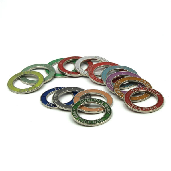 DnD Condition Rings: Metal Effect Markers