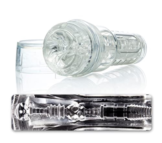 Fleshlight Go | Clear Male Masturbator | Transparent Sex Toy for Men | Pocket Pussy Stoker