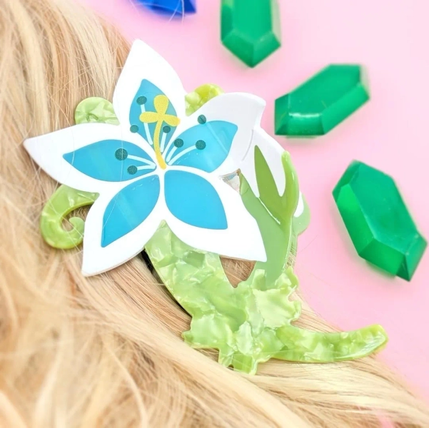 Silent Flower - hair claw