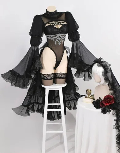 Miccostumes Disfraz De Mujer Adulta Anime Boda Novia Cosplay