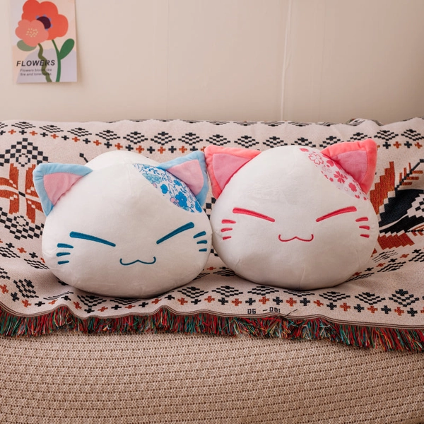 Squinty Cat Plushie (2 COLORS)