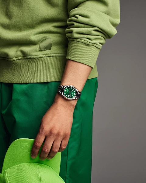 TSUYOSA Green Dial Stainless Steel Bracelet NJ0150-56X | CITIZEN