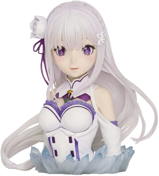 Re:Zero kara Hajimeru Isekai Seikatsu - Emilia - ArtScale Bust - Ichiban Kuji Re:Zero kara Hajimeru Isekai Seikatsu ~Anata, Seirei no Shukufuku ga Arimasu you ni~ - A Prize (Bandai Spirits)